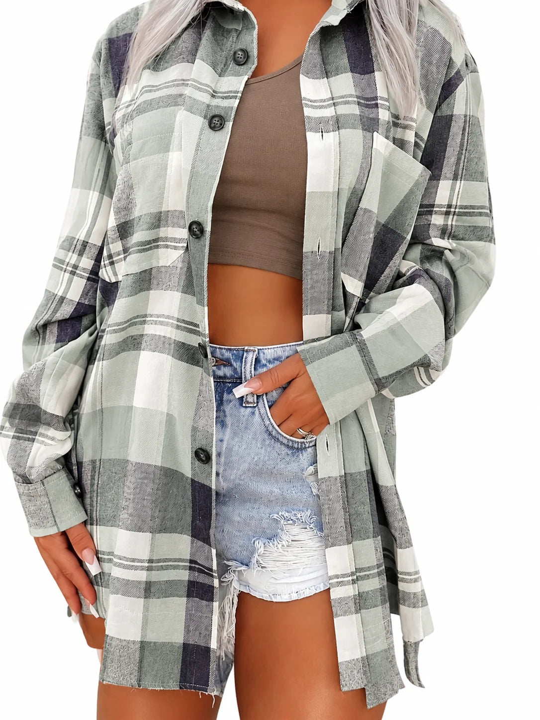 Chemise d'Été à Manches Longues pour Femme